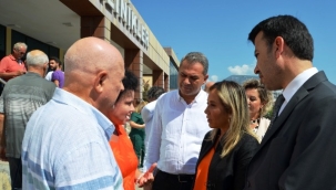 Alanya'ya gelen Tuba Vural Çokal'dan destek sözü