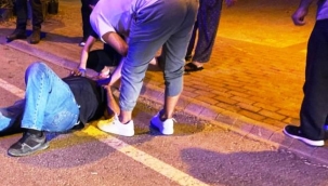 Kazada yaralanan motosikletli hem ehliyetsiz hem  alkollü çıktı