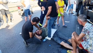 TIR sürücüsü direksiyon başında kriz geçirdi