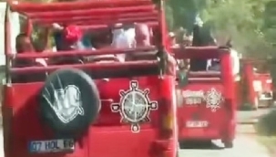 Alanya'da safari araçlarına yönelik denetimler sürüyor