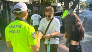 Alanya Emniyeti scooter sürücülerini affetmedi