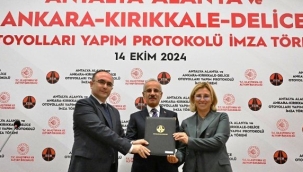 Antalya-Alanya Otoyolu Projesi'nde imzalar atıldı