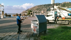 BŞB'nin sinek timleri Alanya sokaklarında 