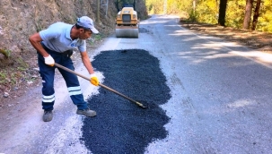 Büyükşehir'den Alanya kırsalında yoğun mesai