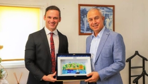 Osman Özçelik'ten GZP Direktörü Pehlivan'a ziyaret