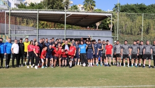 Özel sporculardan Alanyaspor'a ziyaret