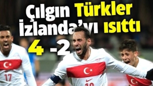 Türkiye, İzlanda'yı 4-2 mağlup etti