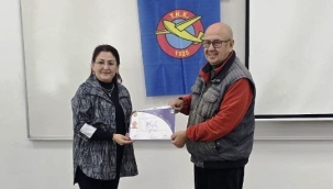 Alanya'da 60+ Tazelenme Üniversitesi'nde model uçak heyecanı yaşandı