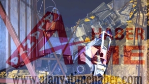 Alanya'da portakal yüklü kamyonla duvara çarpan sürücü öldü