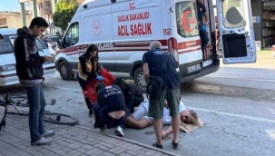 Alanya'da yerleşik yabancının bisiklet keyfi hastanede bitti