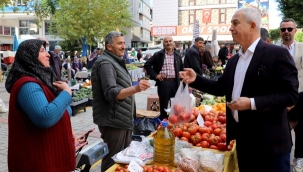 Başkan Özçelik'ten esnaf çıkarması