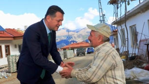 Fatih Ürkmezer, Alanya'da afet yaşanan bölgeyi unutmadı