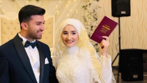 Grafikerimiz Büşra Taşar dünyaevine girdi