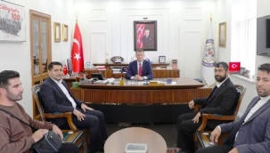 HÜDA PAR'dan Kaymakam Ürkmezer'e ziyaret