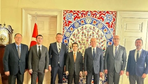 Londra'da fuara katılan Alanya hayetinden büyükelçi ziyareti