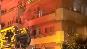 Alanya'da apartmanda yangın çıktı