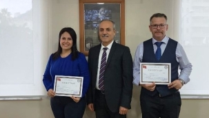 Alanya'da dolandırıcılığı engelleyen personel ödüllendirdi  