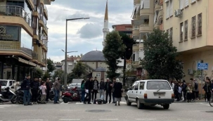 Alanya'da otomobil ile motosiklet çarpıştı: 1 yaralı