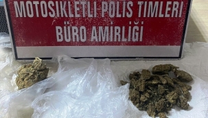Alanya'da polisin şüphelendiği şahıslarda uyuşturucu ve silah ele geçirildi