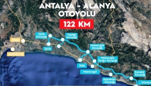 Antalya-Alanya Otoyolu Projesi'nin şantiyesi kuruldu
