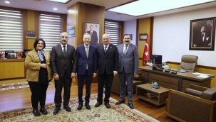 ATO BAŞKANI BARAN, TİCARET BAKAN YARDIMCISI AĞAR'I ZİYARET ETTİ. 