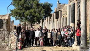 AGC üyeleri Syedra Antik Kenti'ni keşfetti 