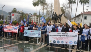 Alanya'da kamu emekçilerinden ortak tepki: İnsanca yaşamak istiyoruz