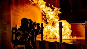 Alanya'da korkutan yangın