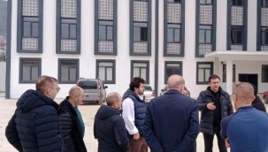 Alanya'da örnek olacak okulun inşaatında sona gelindi