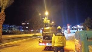 Alanya'da sürücülere 2 günde rekor ceza yazdı