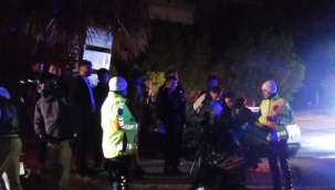 Alanya'da yarış yapmak için toplanan sürücülere polis baskını