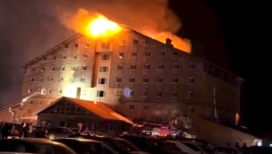 Alanya'dan tatile giden Mehmet Ali Tekin, Bolu'daki yangının ortasında kaldı