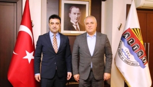 Gazipaşa Kaymakamı Korkutata'dan Eray Erdem'e ziyaret