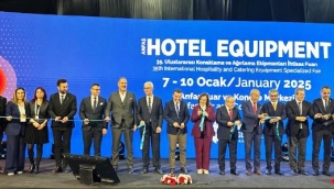 Uluslararası Konaklama ve Ağırlama Ekipmanları İhtisas Fuarı Antalya'da açıldı