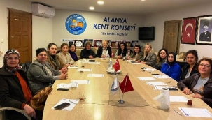 Alanya'da 8 Mart için şimdiden kolları sıvadılar 