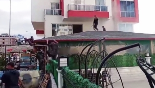 Alanya'da balıkçıda yangın çıktı