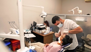 Alanya'da engelli bireyler için ağız ve diş sağlığı taraması yapıldı