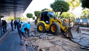 Alanya'da iskele yolunu kullanacak sürücüler dikkat