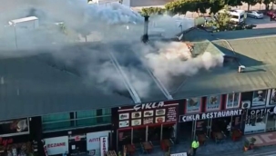 Alanya'da restoranda baca yangını çıktı