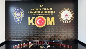 Alanya'da suç örgütüne darbe: 8 şüpheli tutuklandı