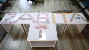 Alanya'da zabıtanın yakaladığı dilencinin üzerinden 5 bin TL çıktı