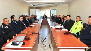 Alanya'nın asayişini görüşmek için toplandılar