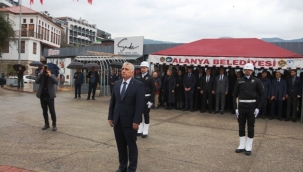  Atatürk'ün Alanya'ya gelişinin 90'ıncı yıl dönümü törenle kutlandı