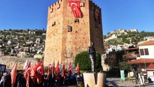 Atatürk'ün Alanya'ya gelişinin 90'ıncı yıl dönümü yarın kutlanacak