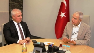 Eray Erdem, Başkan Özçelik'i ziyaret edip iş insanlarının taleplerini iletti