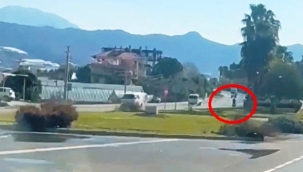 Gazipaşa'da sürücü ters yönde ölüme meydan okudu