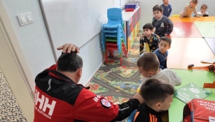 İHH Alanya'dan yarının büyüklerine uygulamalı deprem tatbikatı