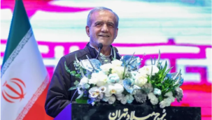 İran Cumhurbaşkanı Pezeşkiyan, Türkçe şiir okurken uyarı aldı