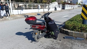 Kaza yapan plakasız motosiklete 15 bin TL para cezası