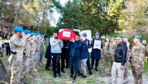 Vefat eden Alanyalı askeri öğrenci sonsuzluğa uğurlandı